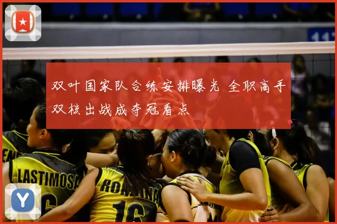 双叶国家队合练安排曝光 全职高手双核出战成夺冠看点